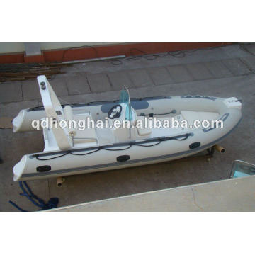 CE RIB480 rigid inflatable fiberglass boat